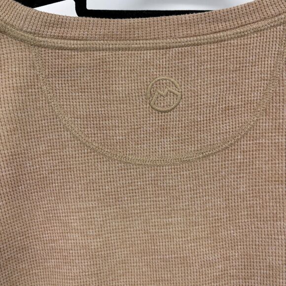 Magellan Thermal Shirt Size XL Brown Long Sleeve Waffle Knit Rugged Warm Grandpa - Picture 4 of 14